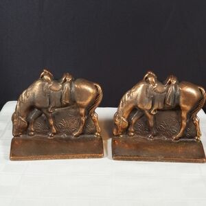 Vintage Copper Bookends